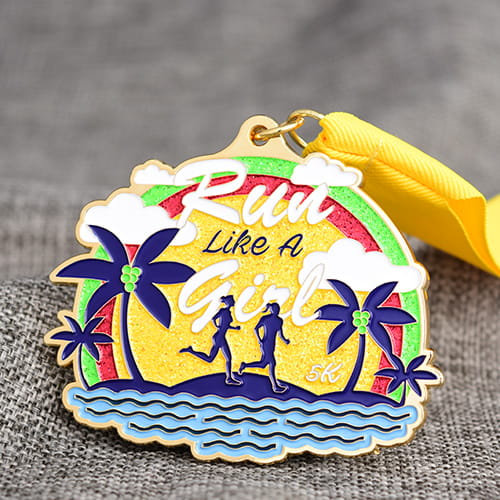 5K Glitter Race Medals