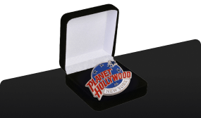 velour box of customized lapel pin with logo velour box of customized lapel pin with logo
