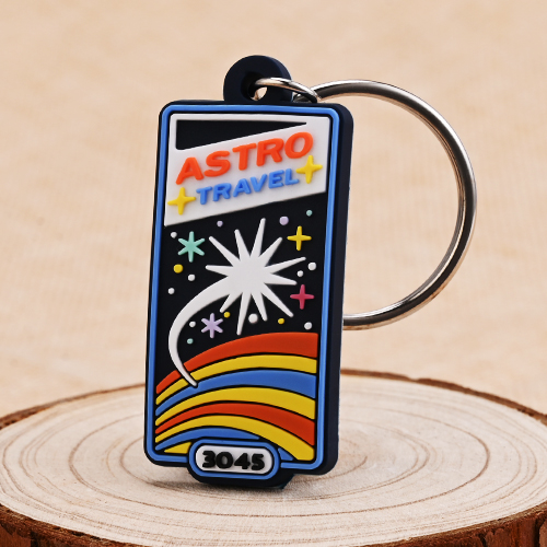 Custom Astro Travel PVC Keychains