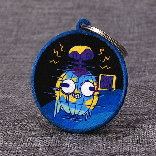 Farewell Earth Embroidered Keychains
