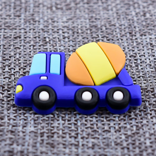 Custom Cement Mixer Car PVC Lapel Pins 